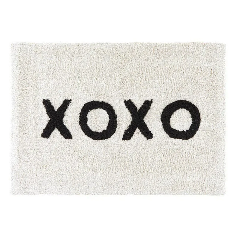 XOXO Bath Mat | Soft Cotton Indoor Rug | 20
